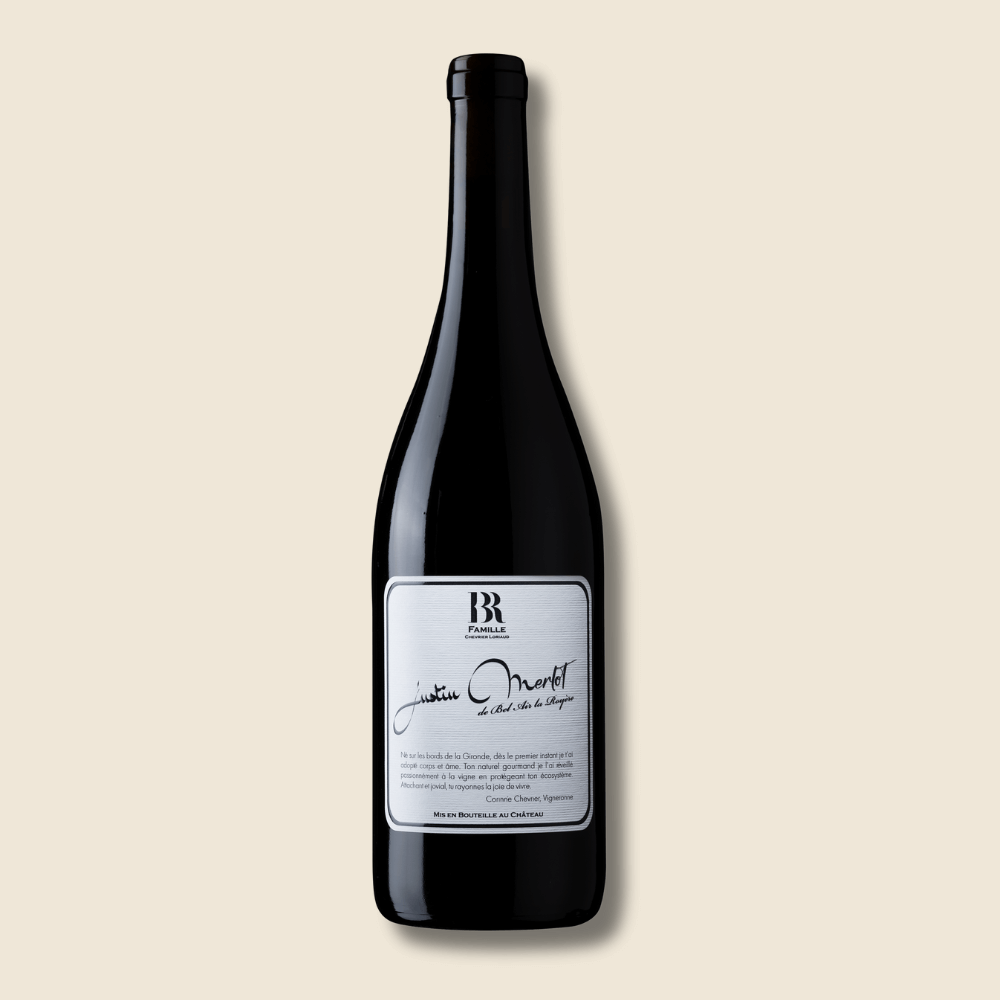 Justin Merlot - 75cL - 2023 Rouge, Côtes De Blaye, Château Bel Air La Royère, Bordelais, France