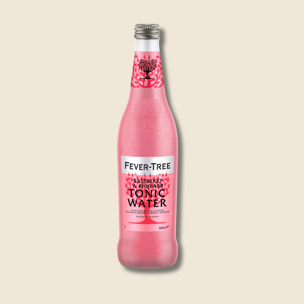 Raspberry & Rhubarb Tonic Water - 50cL Fever Tree, France